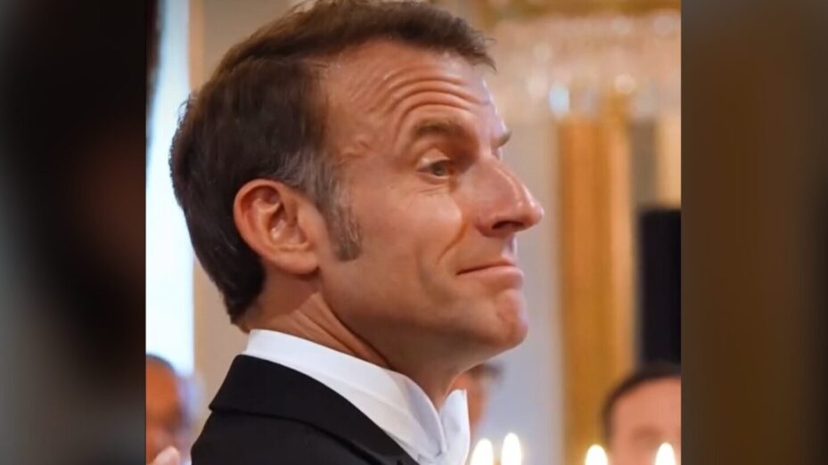 MACRON Capture d'écran FB Maison royale de Norvège