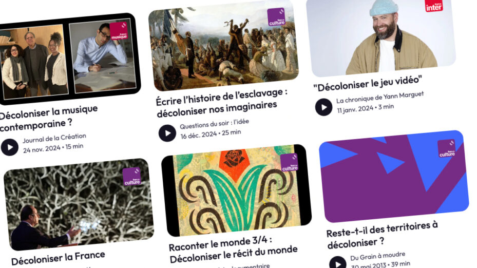 Radio France décolonisation