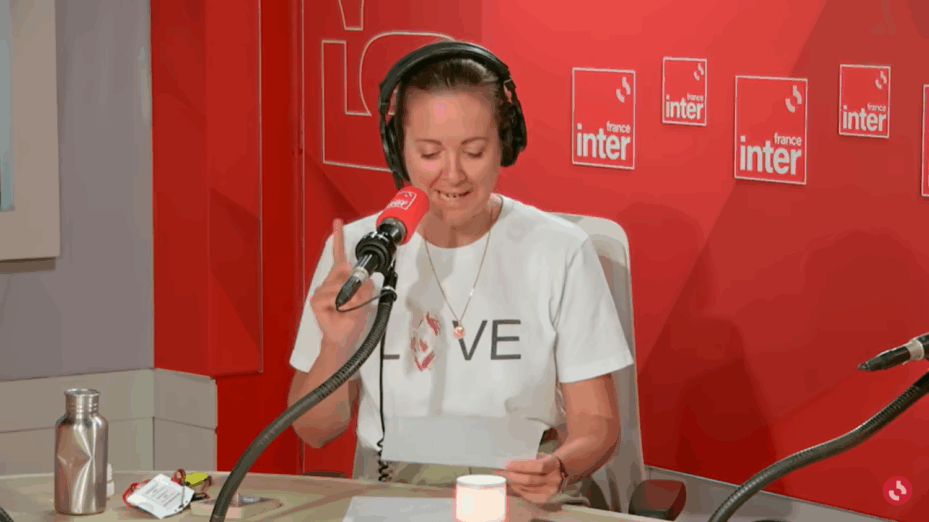 Charline Vanhoenacker Capture d'écran X