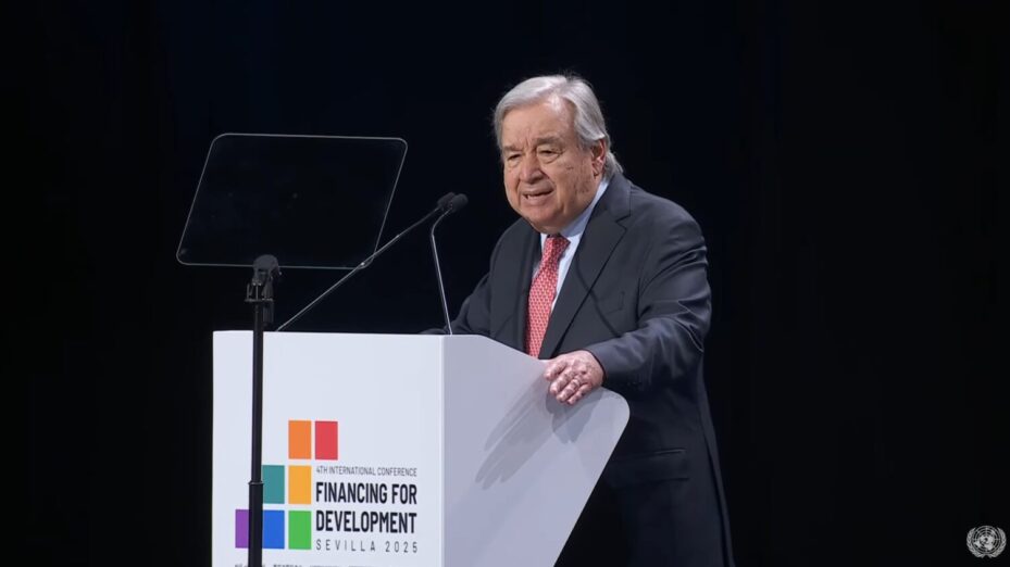 António Guterres, secrétaire général de l'ONU (capture d'écran YT)