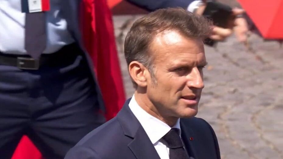 Capture d'écran Présidence de la République