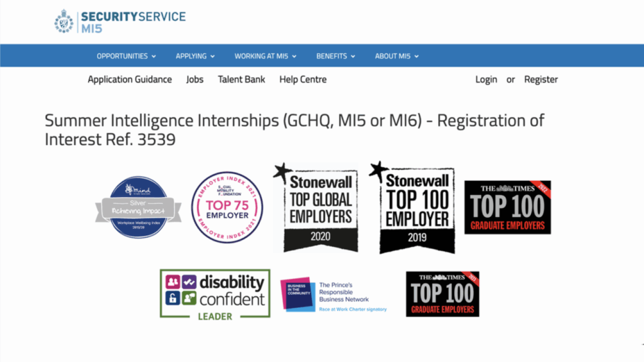 Capture écran recruitmentservices.applicationtrack.com/