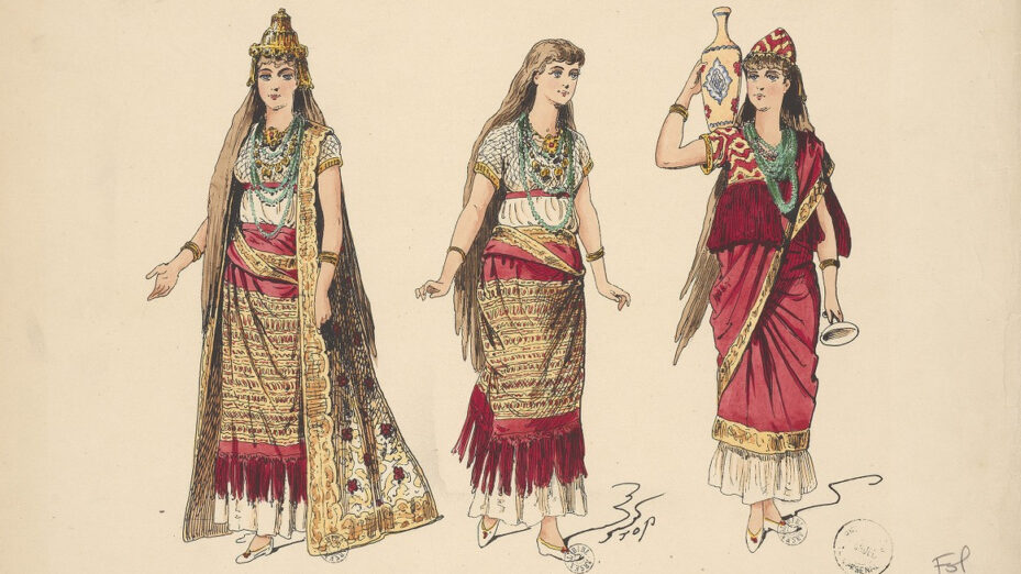 Costumes pour Lakmé, 1883. Source gallica.bnf.fr / BnF.