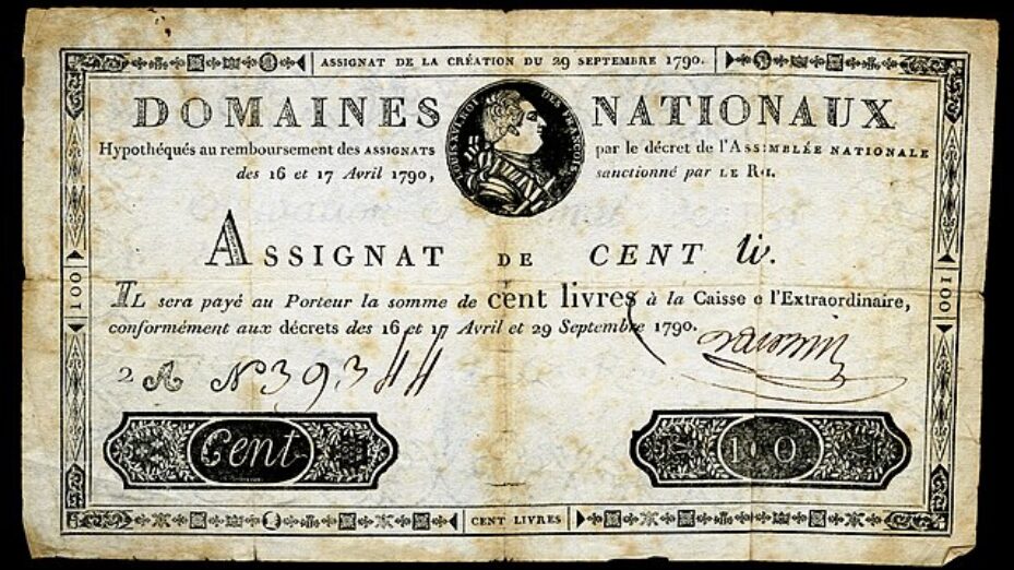 monnaie histoire assignat