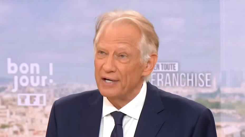 Dominique de Villepin est l'ancien Premier ministre qui a coûté le plus cher en 2024. Capture écran TF1