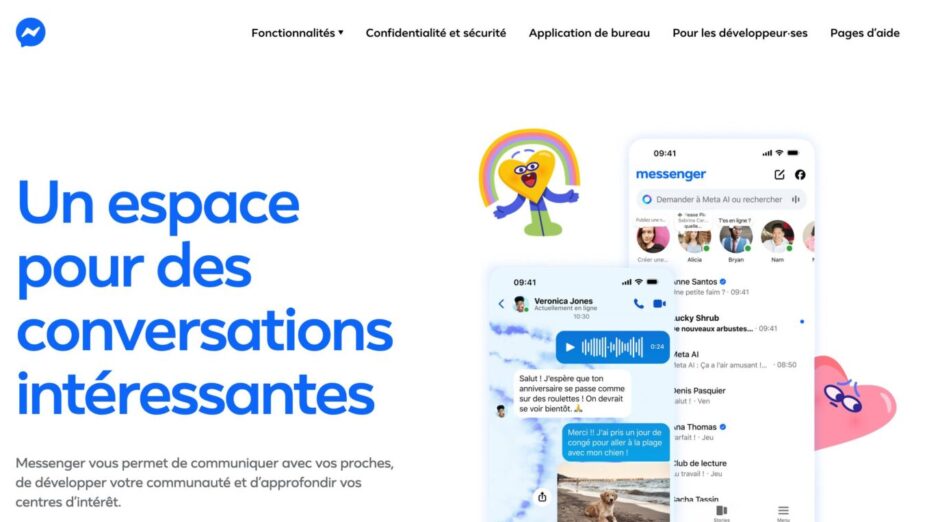 Capture écran Messenger