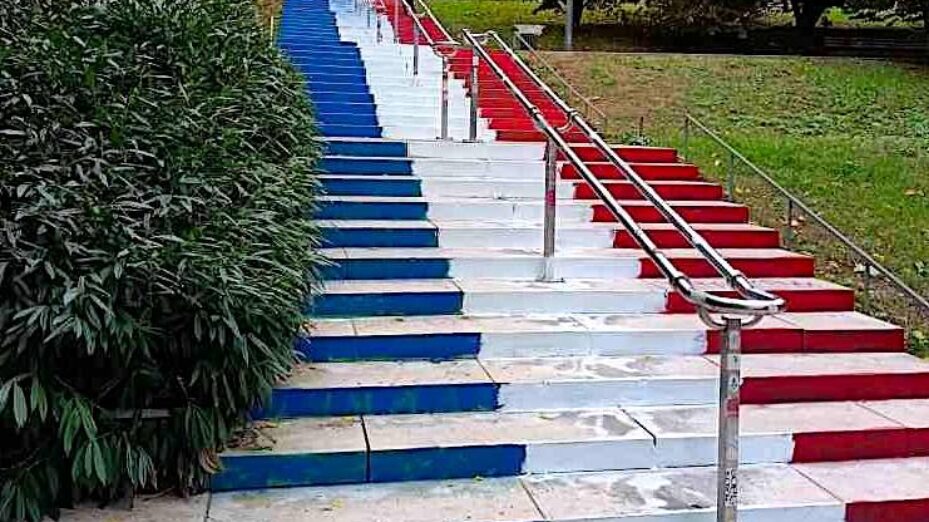 Photo de l'escalier prise par un Lyonnais.