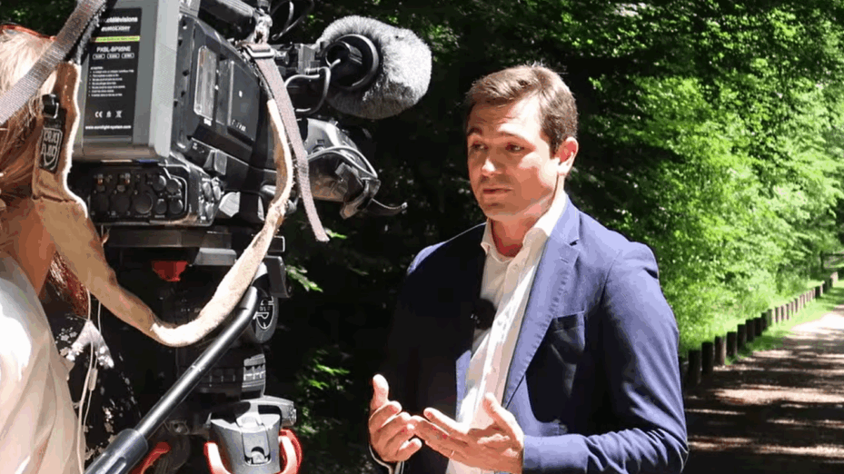 Benoît de Boysson. Capture écran clip de campagne