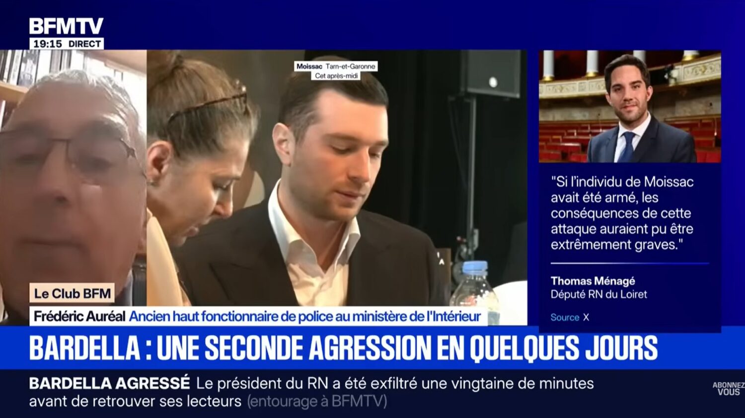 Commentaires sur Bardella agressé : une commentatrice de BFM l’accuse d’islamophobie ! par Jacques DARRICARRERE