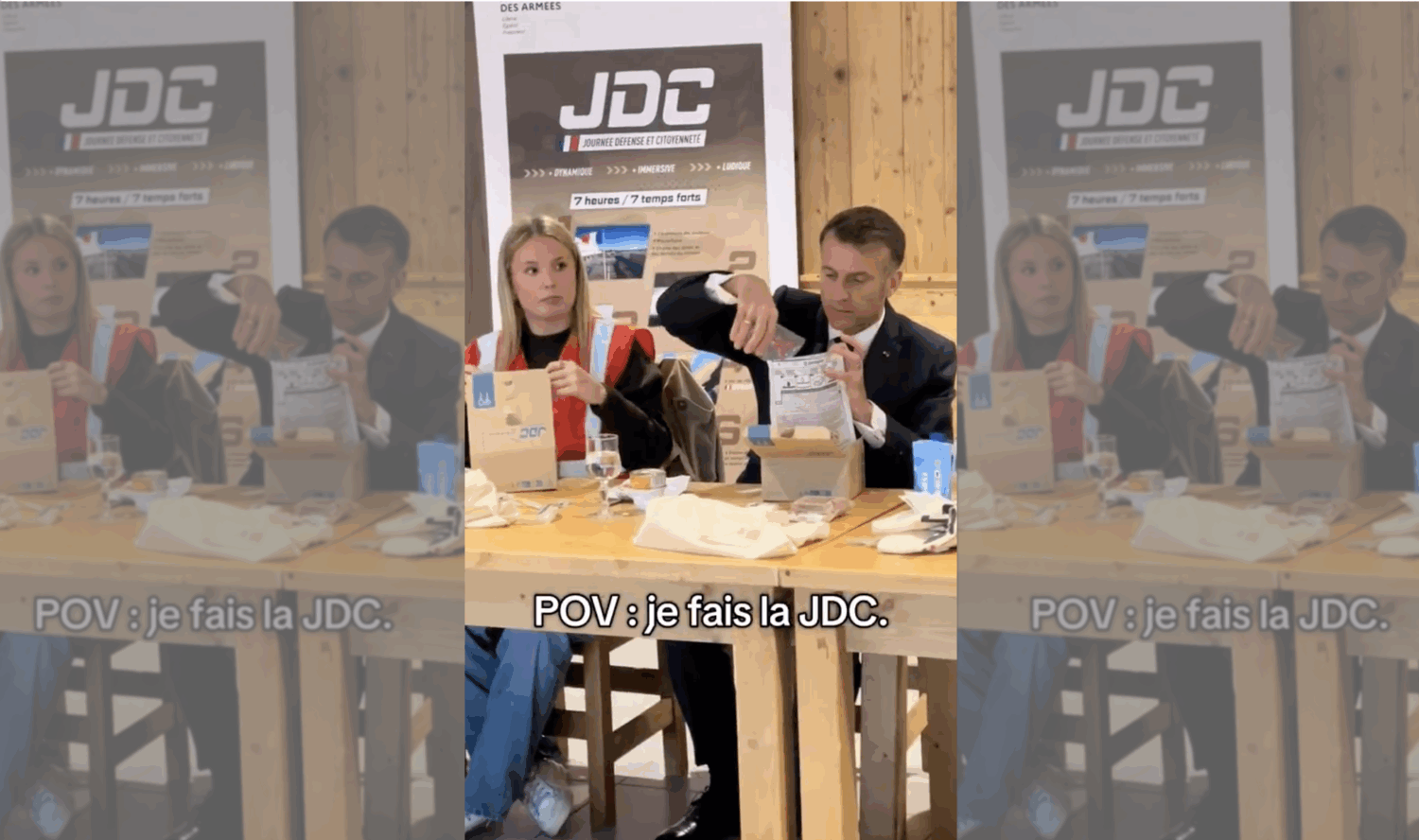 [SATIRE À VUE] Emmanuel  Macron se forme à la survie en milieu hostile