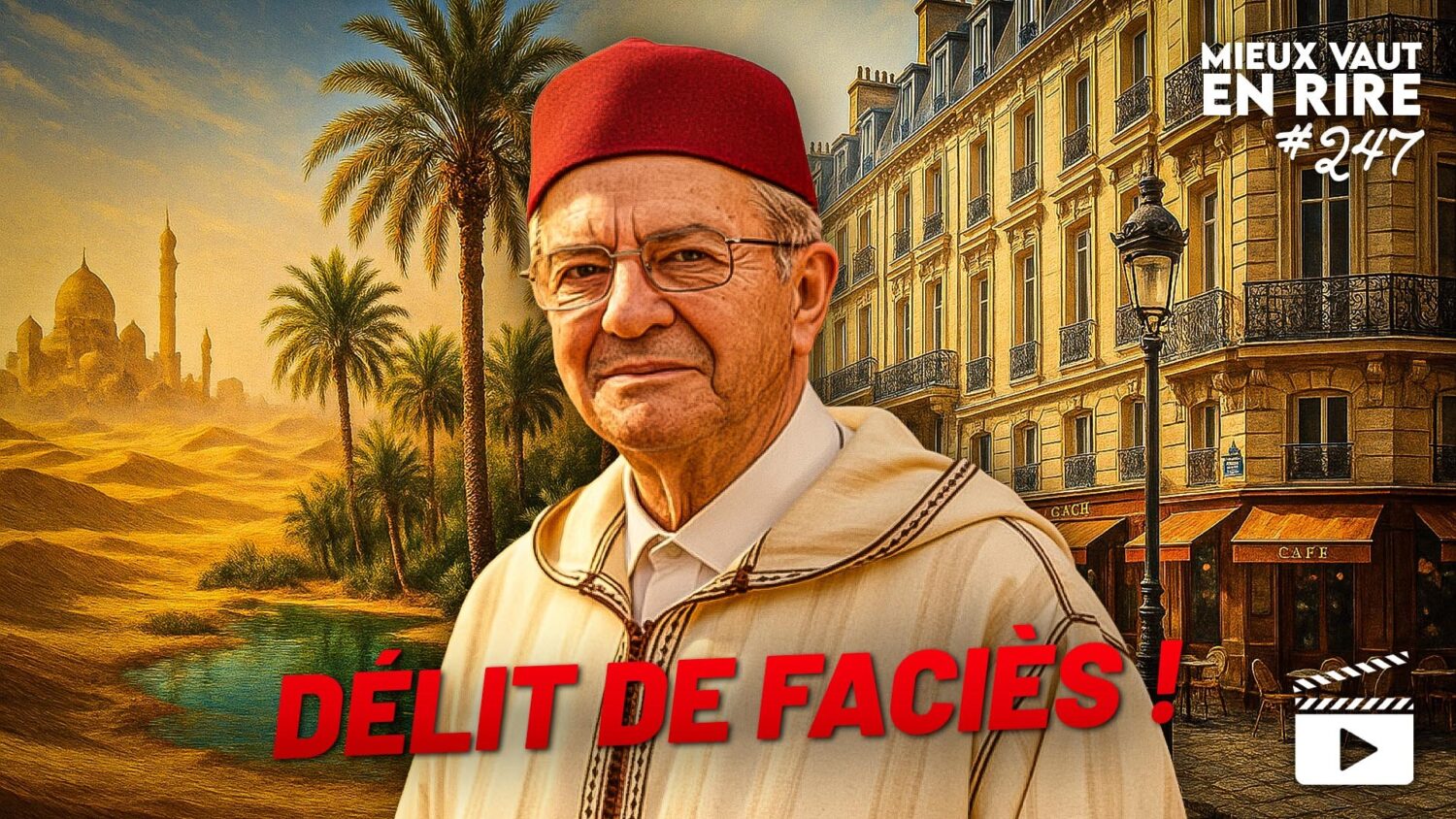 Commentaires sur [MIEUX VAUT EN RIRE] Jean-Luc Mélenchon se fantasme en immigré maghrébin par A.N.Honym