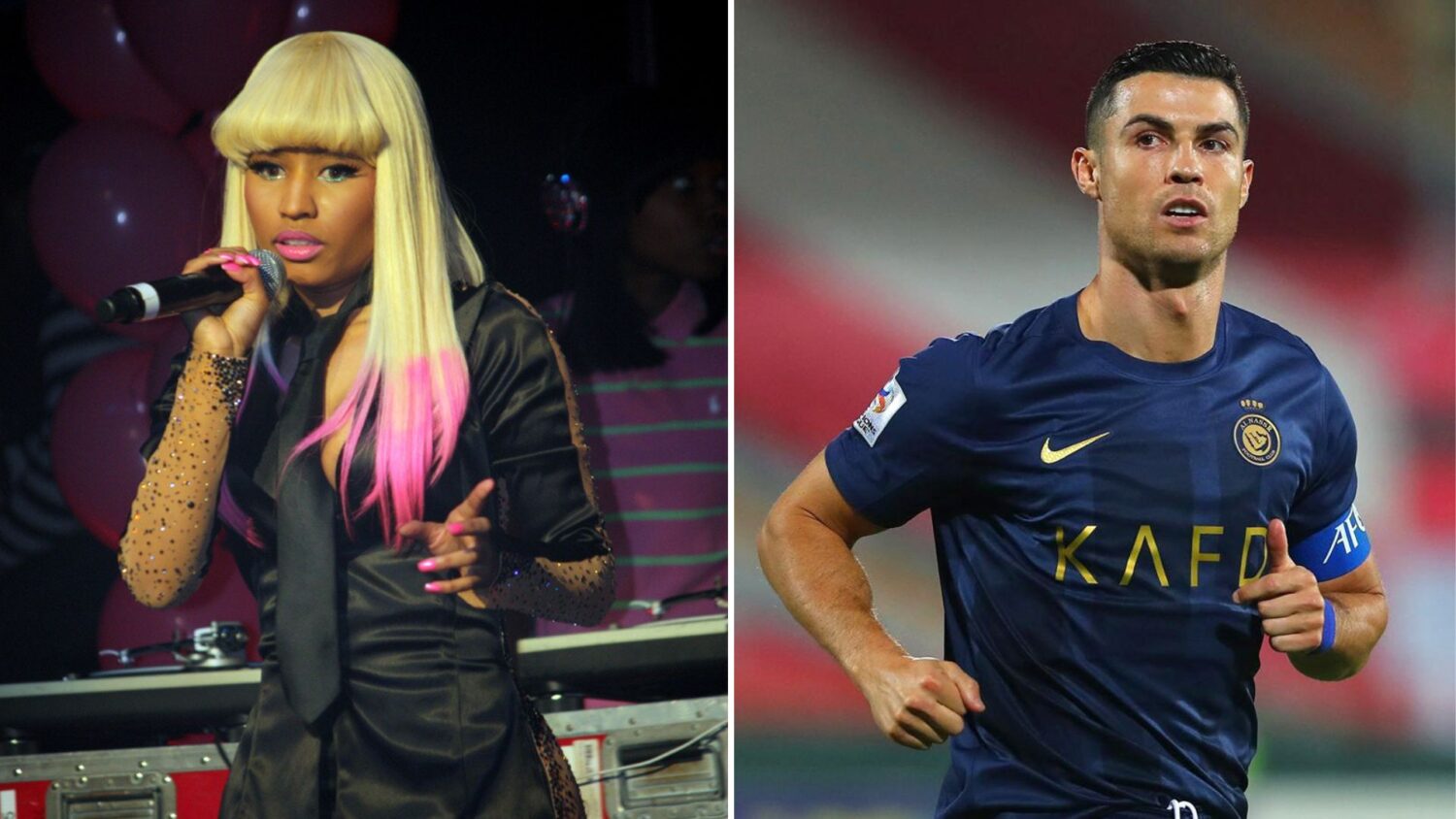 Nicki Minaj et Christiano Ronaldo