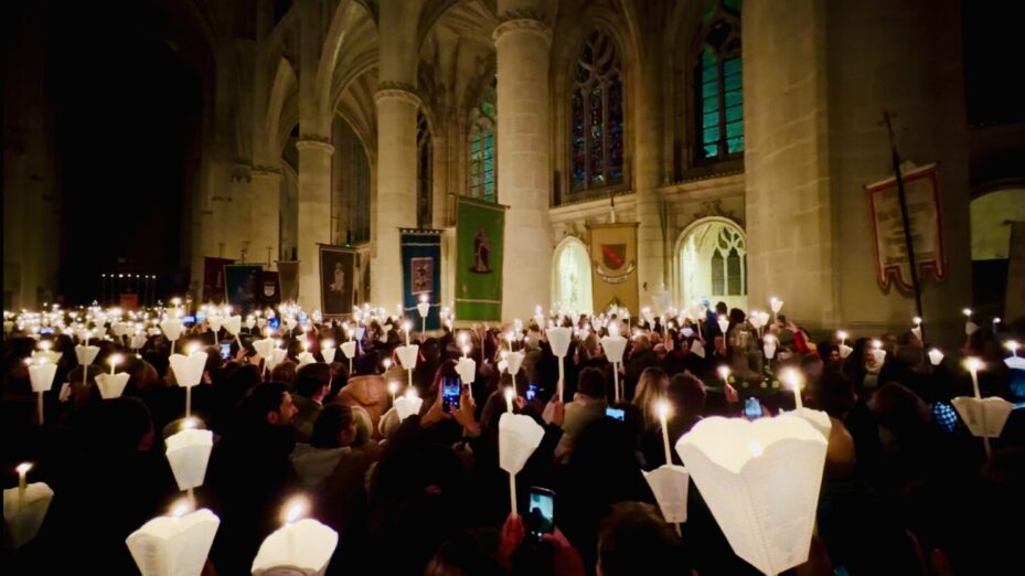 Des milliers de cierges allumés pour la Saint Nicolas en Lorraine - Photo Jean Bexon