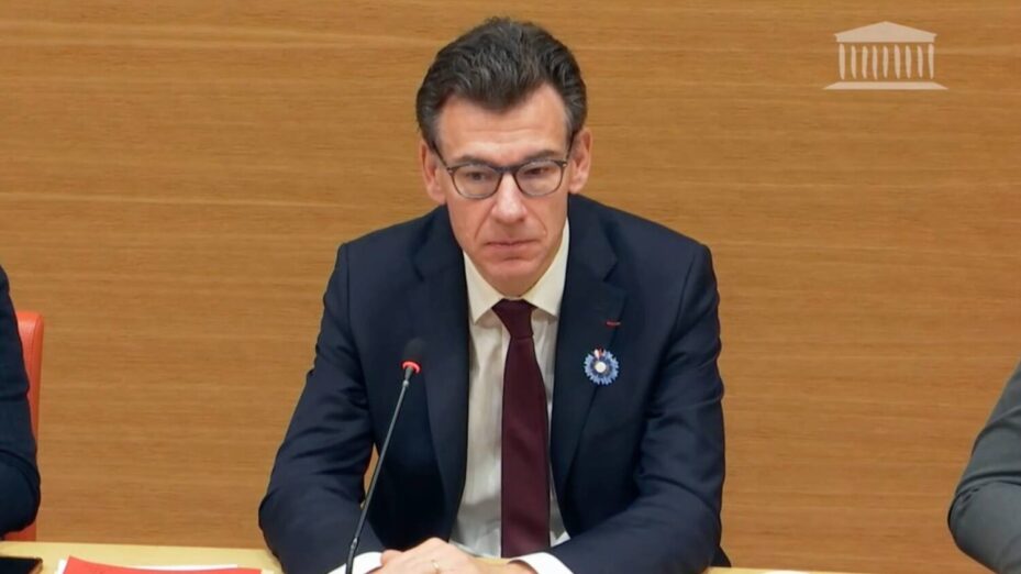 Philippe Baptiste. Capture écran Assemblée nationale.