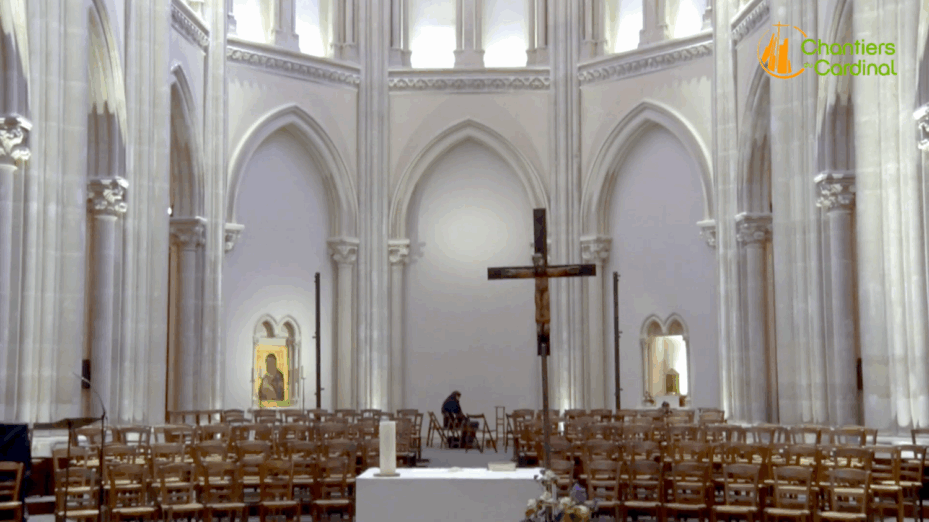 L’église Saint-Ignace à Paris. Capture écran Les Chantiers du Cardinal.