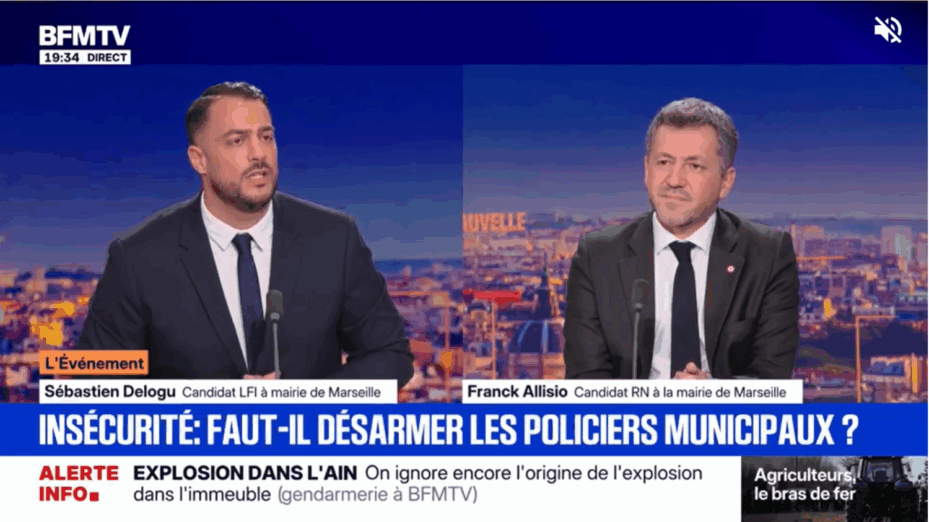 Capture d'écran BFM TV