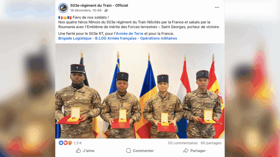 © Capture écran - 503e régiment du train