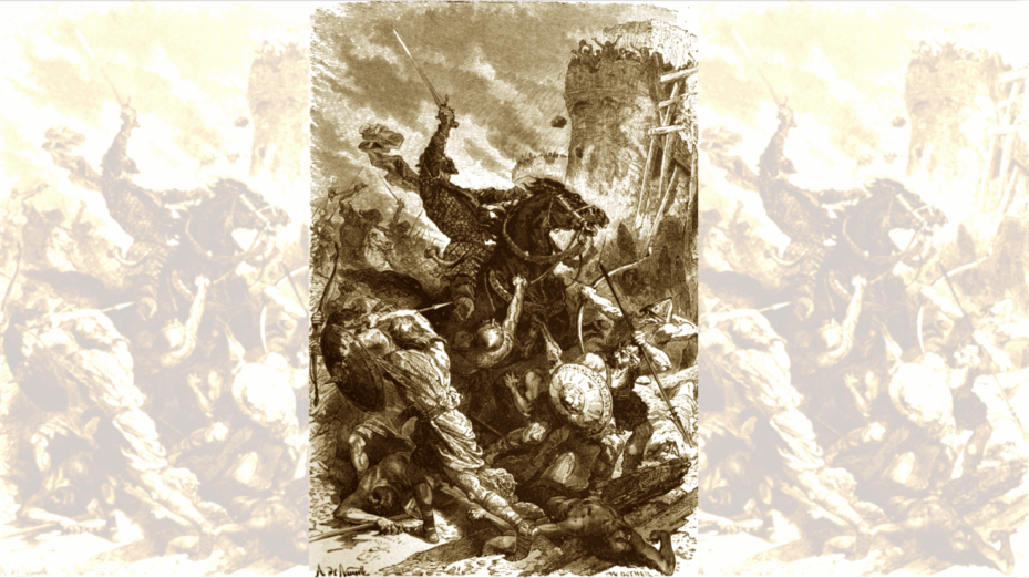 Eudes Ier au siège de Paris. Par Alphonse de Neuville — Harvard College Library, Domaine public, https://commons.wikimedia.org/w/index.php?curid=89090288