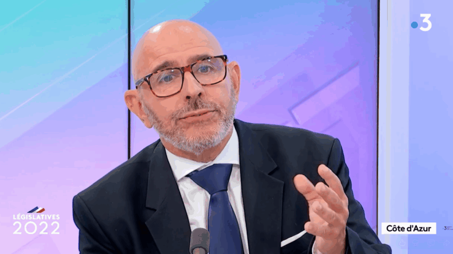 L'eurodéputé Laurent Castillo, copie écran France 3