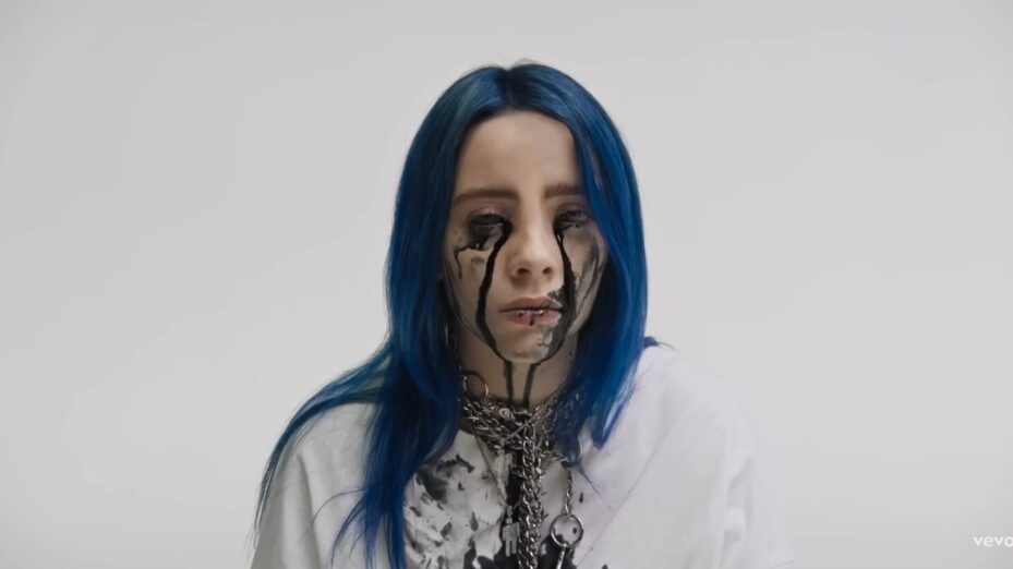Capture d'écran Billie Eilish