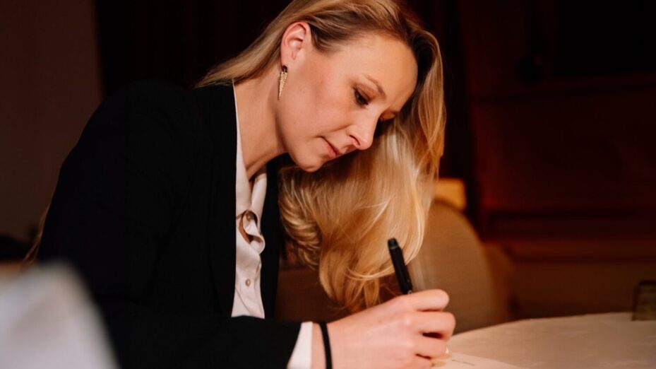 Marion Maréchal, le 27 janvier à Paris @Anh Thai