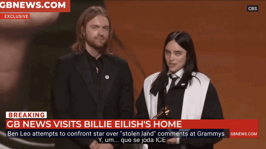 Capture d'écran GB News