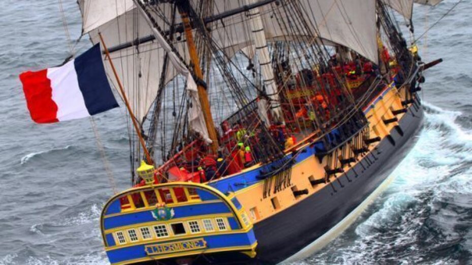 L'Hermione en mer
© Association Hermione-La Fayette