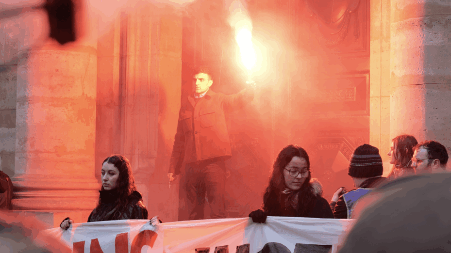 Hommage à Quentin Deranque à la Sorbonne dimanche 16 février / © Boulevard Voltaire