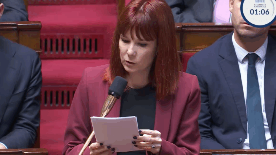Tiffany Joncour, députée RN du Rhône, le 17 février