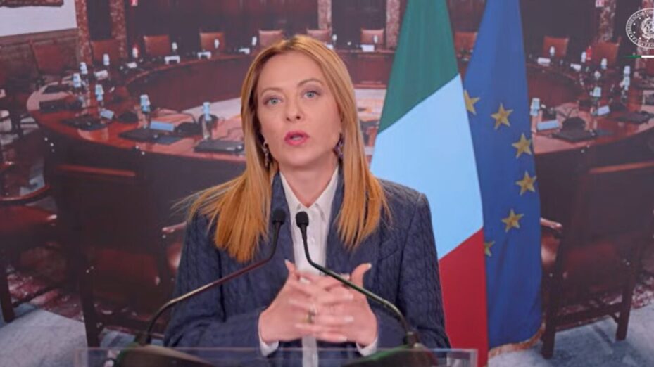 Capture d'écran YT Palais Chigi