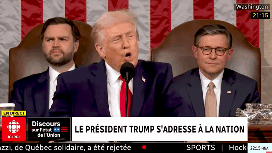 Capture écran 
Radio-Canada Info