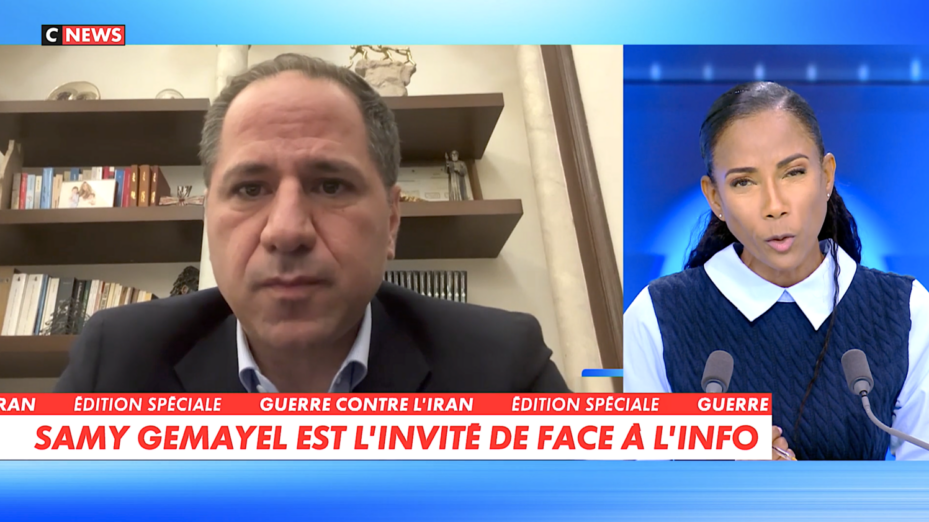 Capture d'écran Cnews