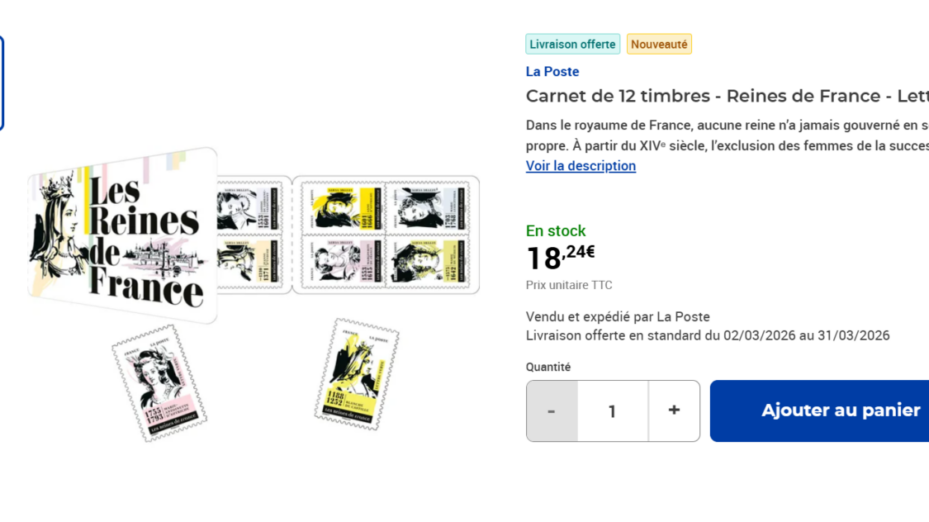 Capture d'écran La Poste