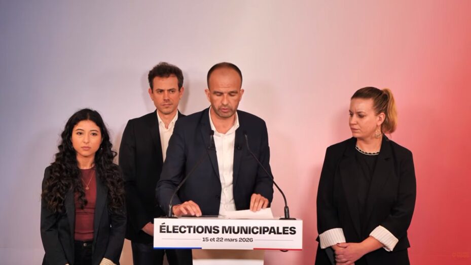 Prise de parole de Manuel Bompard le soir du 15 mars