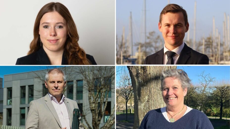 Blanche Le Goffic, Théo Thomas, Pierre-Yves Thomas et Virginie d'Orsanne