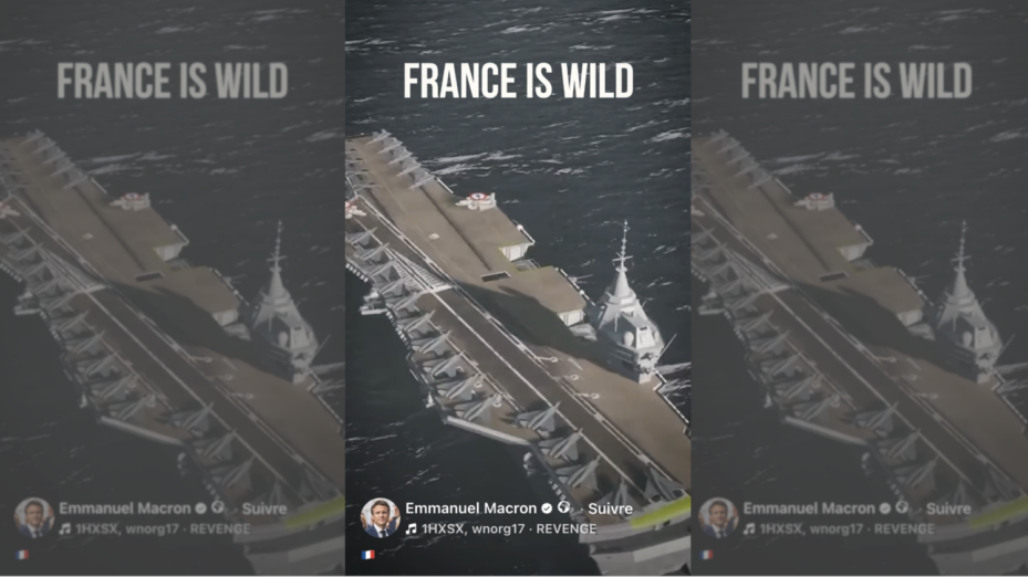 Capture d'écran Emmanuel Macron