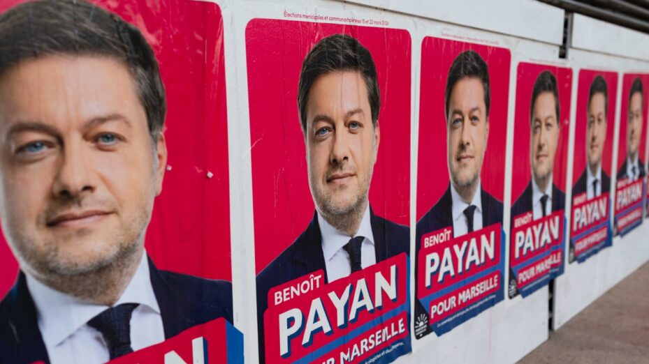 Affiches électorales de Benoît Payan, Marseille