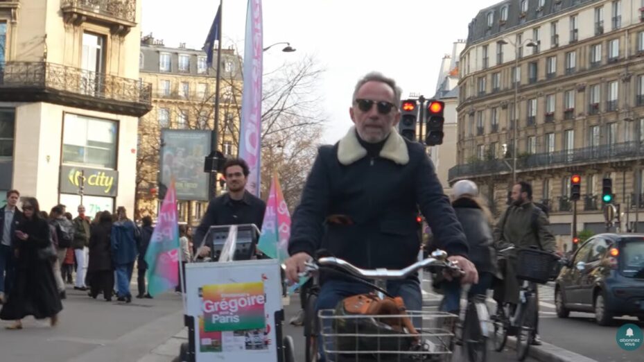 Capture d'écran clip de campagne E. Grégoire