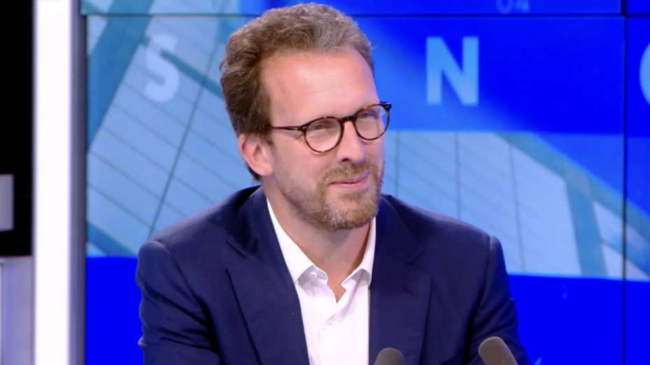 François Durvye, copie écran CNews