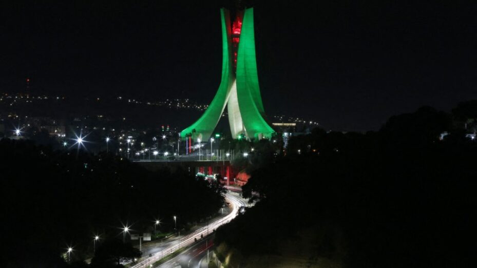 Le mémorial du Martyr à Alger. Photo de Billel Bensalem / APP (Photo by APP / NurPhoto / NurPhoto via AFP
