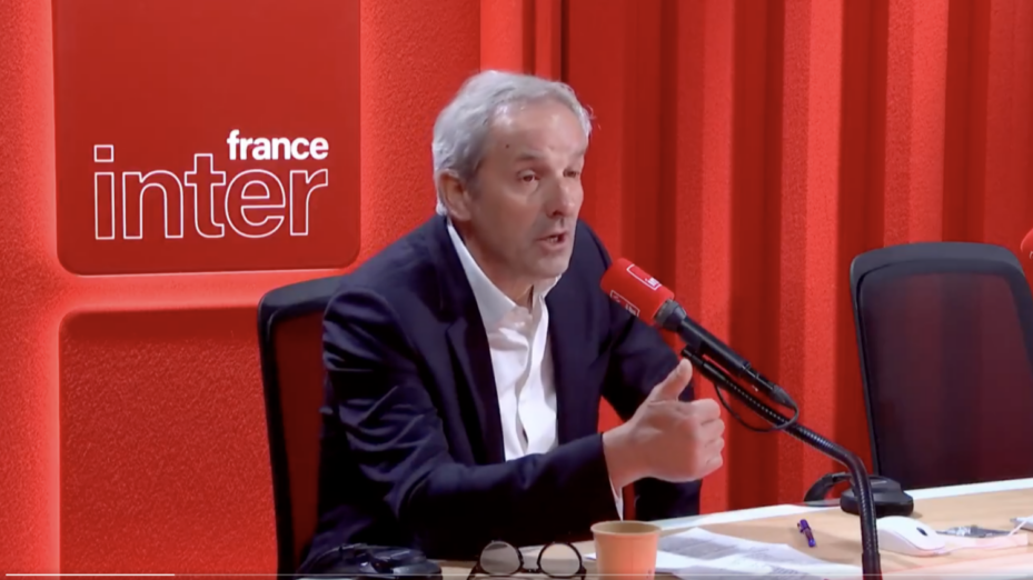 PASCAL DEMURGER, COPIE ÉCRAN FRANCE INTER