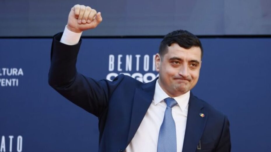 George Simion est le grand gagnant de la motion de censure remportée avec le PSD. Photo @georgesimion