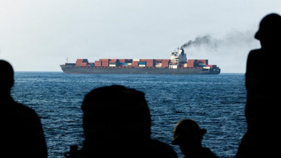 ARABIAN SEA - APRIL 20: (EDITOR'S NOTE: This Handout image was provided by a third-party organization and may not adhere to Getty Images' editorial policy.) In this handout photo provided by U.S. Central Command, U.S. forces patrol the Arabian Sea near M/V Touska on April 20, 2026, after firing upon the Iranian-flagged vessel that the U.S. accused of attempting to violate the U.S. naval blockade of Iranian ports near the Strait of Hormuz. (Handout Photo by the U.S. Navy via Getty Images) (Photo by Handout / GETTY IMAGES EUROPE / Getty Images via AFP)