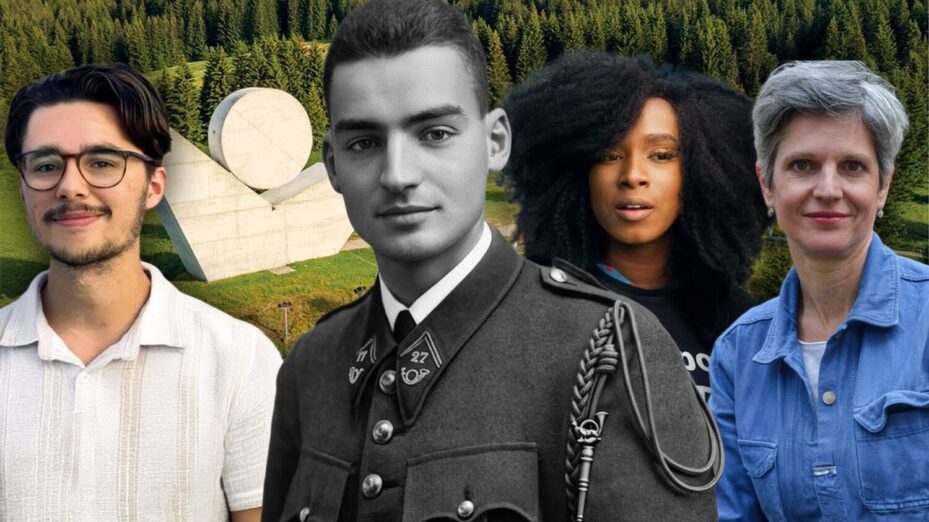 Assa Traoré, Sandrine Rousseau et Ritchy Thibault ont déjà été invités aux Glières - photomontage BV