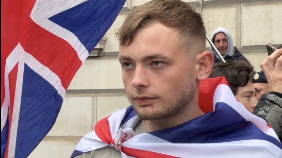 Jeune britannique à la marche UTK - Jean Bexon
