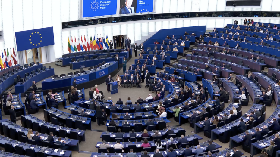 Capture d'écran Parlement européen.