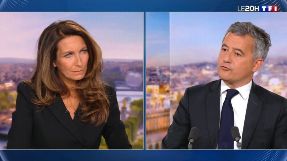 darmanin tf1 Capture d'écran