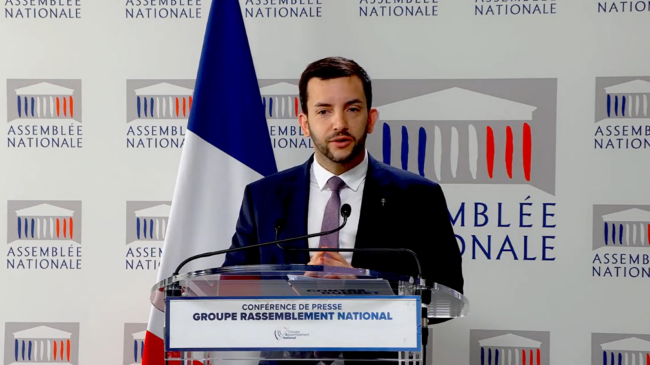 Le député RN Jean-Philippe Tanguy, à l'Assemblée nationale, le 11 juin 2026