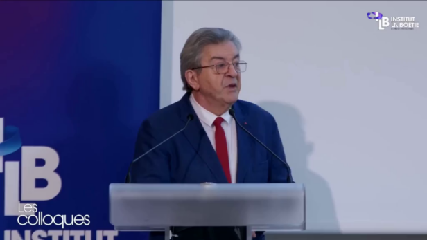 Jean-Luc Mélenchon au colloque de l'institut La Boétie du 27 juin 2026
