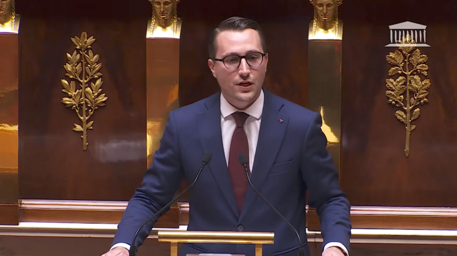 Capture d'écran Assemblée nationale